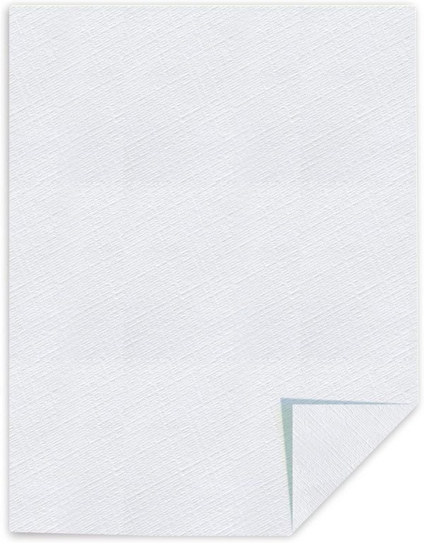 Southworth® 25% Cotton Linen Business Paper, White, Letter (8.5" x 11"), 100 Sheets Per Pack, 24 Lb, 94 Brightness - Image 2